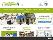 Tablet Screenshot of pharmacie-clemenceau.com